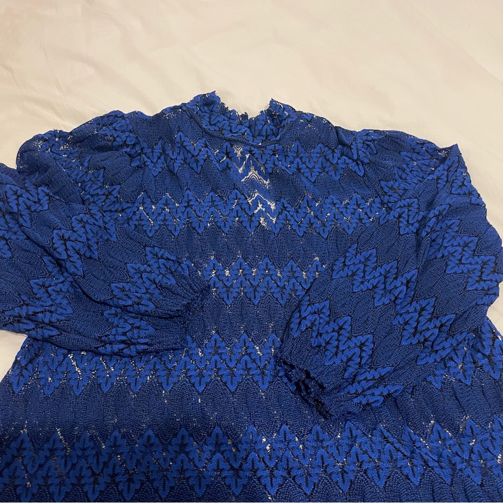 Blue free People tunic dress large